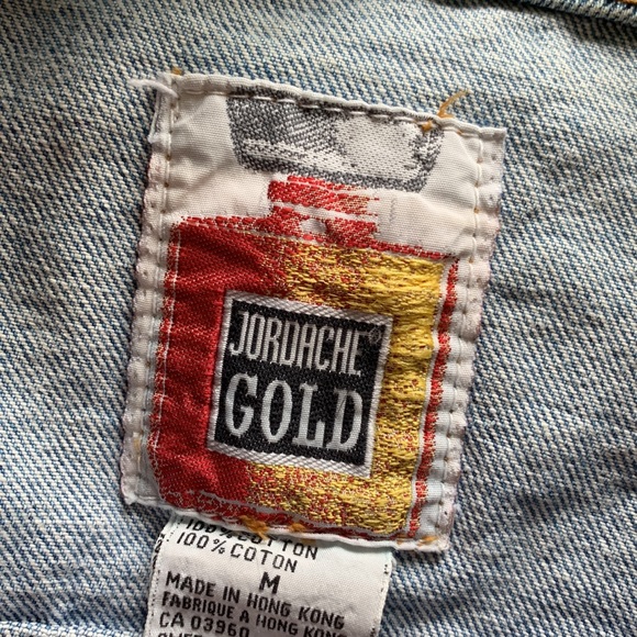 Vtg 80s Jordache denim jean jacket M - Picture 12 of 13